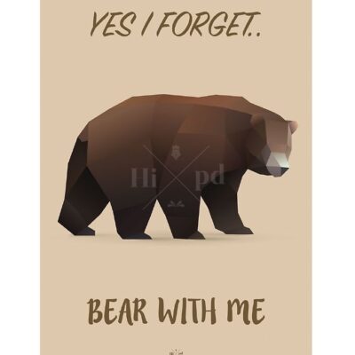Hipd Plakat - A3 - Bear