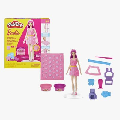 Play-Doh Barbie Modellervoks med Dukke Hjerte & Hår