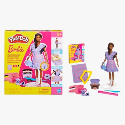 Play-Doh Barbie Fashionista Modellervoks med Dukke Flæser