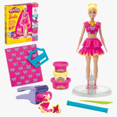 Play-Doh Barbie Modellervoks med Dukke Flæser & Sløjfer