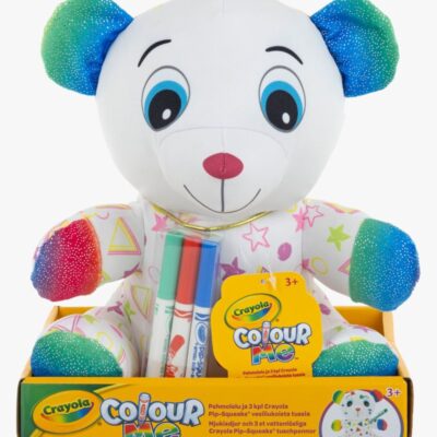 Crayola Color and Plush Bamse 23 cm