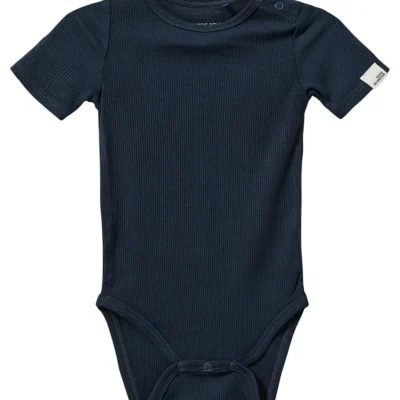 Dicte Kortærmet Body - Navy Blue - 92