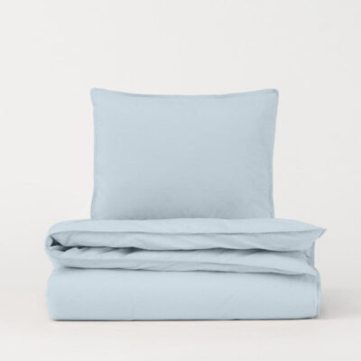 DAWN sengetøj - Arctic Blue - 140x220 cm - 100% økologisk bomuld -