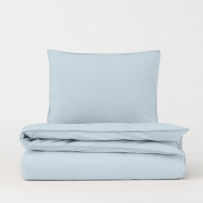 DAWN sengetøj - Arctic Blue - 240x220 cm - 100% økologisk bomuld -