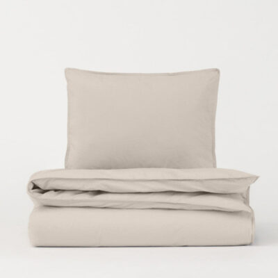 DAWN sengetøj - Ivory - 240x220 cm - 100% økologisk bomuld -