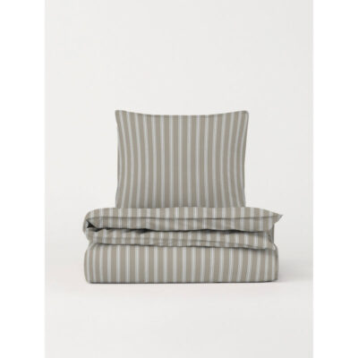 DAWN sengetøj - Stone / Pearl Grey - 140x200 cm - 100% økologisk bomuld -