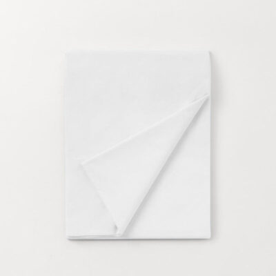 DAWN Fladt Lagen (260x260) - Bright White - 100% økologisk bomuld -