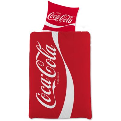 Coca Cola sengetøj - 100% bomuld - Børnesengetøj 140x200 cm