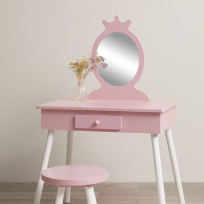 Alice & Fox Sminkebord til børn Princess, Lyserød, Børnemøbler, Indretning børneværelse