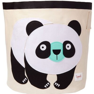 3 Sprouts Opbevaringskurv - 44,5x43 - Panda
