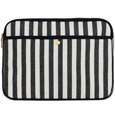 Fan Palm Sleeve - Strib - Cotton Stripe