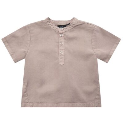 Petit by Sofie Schnoor Skjorte k/æ - Virgil - Warm Grey