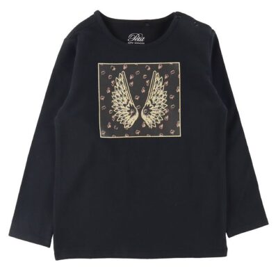 Petit by Sofie Schnoor Bluse - Elenor - Sort m. Vinger