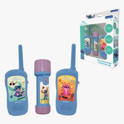 Disney Stitch Walkie Talkies & Lommelygte 120 m