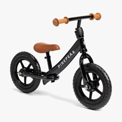 Pinepeak Løbecykel 12 tommer, Sort