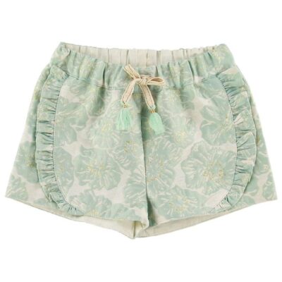 Mini A Ture X-Mas Shorts - Merle - Aqua Foam Green