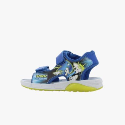 Sonic Blinkende Sandaler, Blue/Neon Yellow, 26
