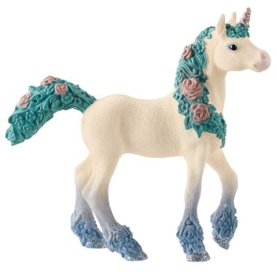 Schleich Bayala - H:10 cm - Blomsterenhjørning Føl 70591