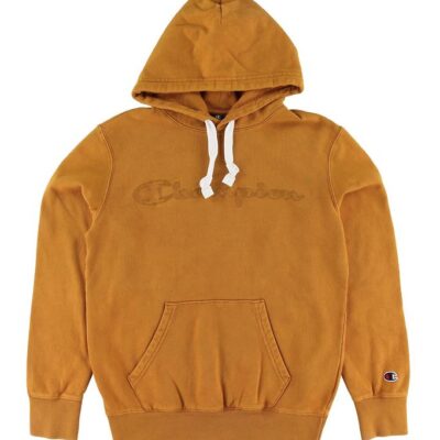Champion Fashion Hættetrøje - Brændt Orange m. Logo