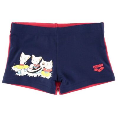 Arena Badebukser - Friends - Navy/Cherry Red