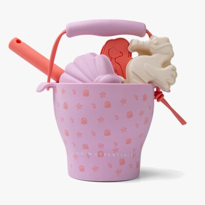 Swim Essentials Shelltastic Strandsæt 5 Dele i Silikone, Pink