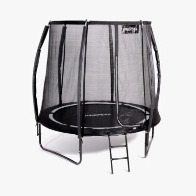Pinepeak Lantern Trampolin inkl. Sikkerhedsnet 244 cm, Sort