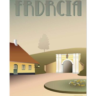 Vissevasse Plakat - 50x70 - Fredericia - Byporten