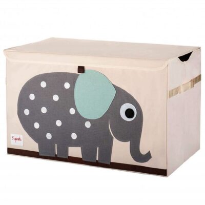 3 Sprouts Opbevaringskasse - 38x61x37 - Elefant