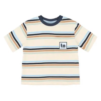 Stuart T-Shirt - Gardenia Striped - 86