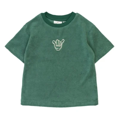 Terry T-Shirt - Posy Green - 86