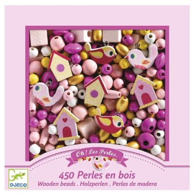 Djeco Træperler - 450 stk. - Fugle