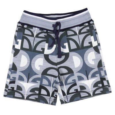 Dolce & Gabbana Sweatshorts - Grå/Blå m. Logoer