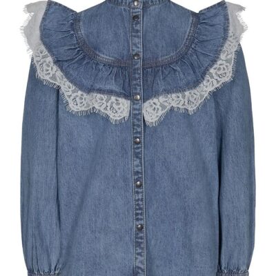 Petit by Sofie Schnoor Skjorte - Atlanta - Blå Denim