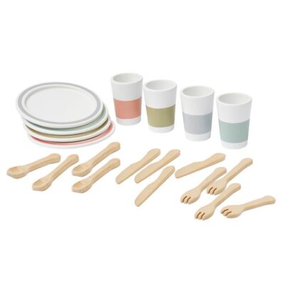 Kids Concept Spisestel - Bistro - Træ/Hvid