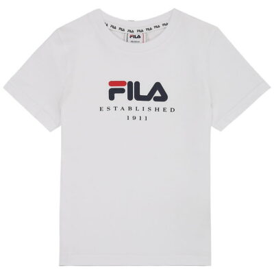 Fila T-shirt - Benna - Bright White m. Logo