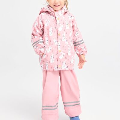 Petite Chérie Atelier Cleo Regnsæt, Bunny Meadow/Bridal Rose, 86-92, Regntøj børn