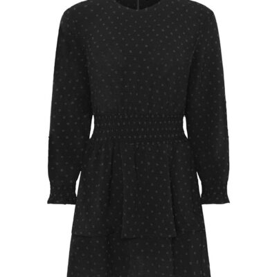Grunt Kjole - GrSpelug - Dot - Black