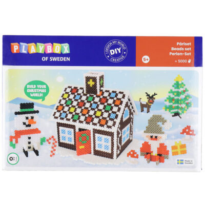 Playbox Perlesæt - 5000 stk. - Honningkagehus