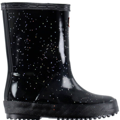 Hunter Gummistøvler - Kids First Giant Glitter - Sort