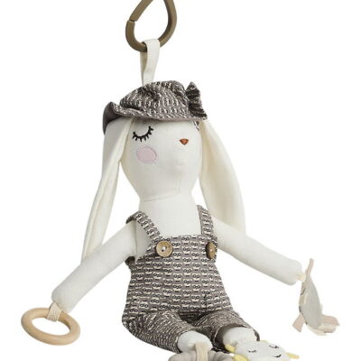 Smallstuff Aktivitetsbamse - Kanin - 30 cm - Nature Bear Face