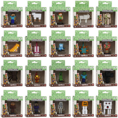 Minecraft Figur - 3D - Assorteret