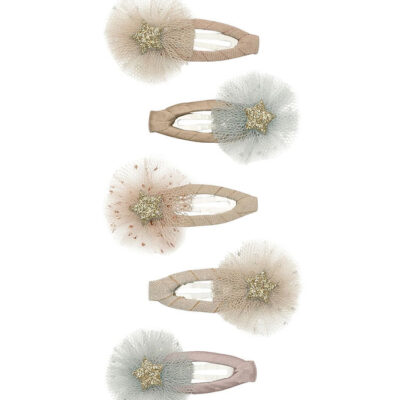 Mimi & Lula Hårspænder - 5-pak - 4 cm - Mini Tulle Enchanted