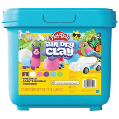 Play-Doh Modellervoks Air Clay Tub