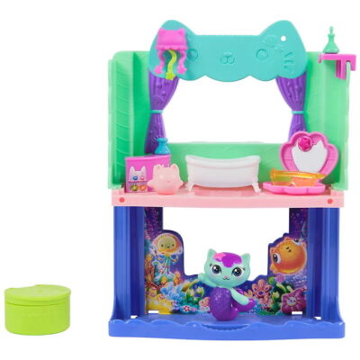 Gabby's Dollhouse Legetøj - Potal Rooms - MerCat's Spa-wesome Ba