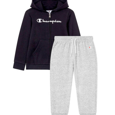 Champion Sweatsæt - Cardigan/Sweatpants - Black Beauty