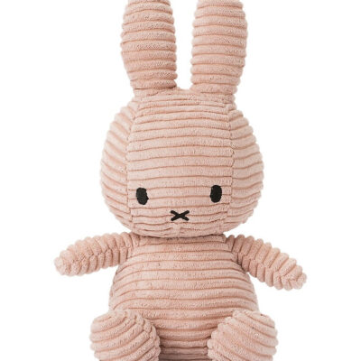 Bon Ton Toys Bamse - 23 cm - Miffy ECO Corduroy - Misty Rose