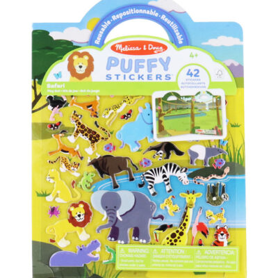 Melissa & Doug - Reusable Puffy Stickers Playset Safari