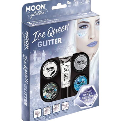 Smiffys Ansigtsdekoration - Moon Glitter Ice Queen