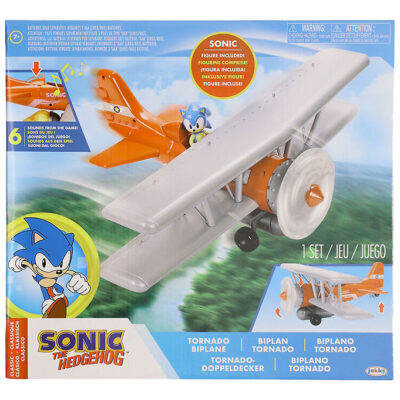 Sonic Flyvemaskine m. Lyd - Tornado Biplane