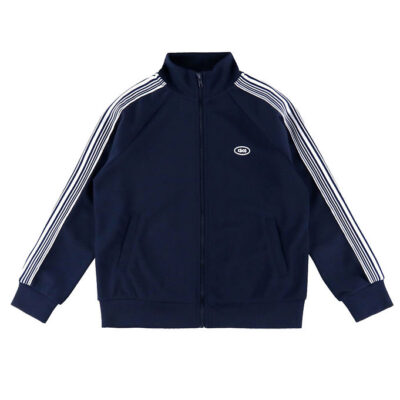 Grunt Cardigan - GrCarlos - Navy m. Hvid